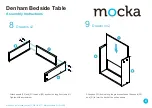 Предварительный просмотр 6 страницы Mocka Denham Bedside Table Assembly Instructions Manual