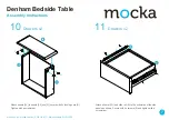 Предварительный просмотр 7 страницы Mocka Denham Bedside Table Assembly Instructions Manual