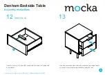 Предварительный просмотр 8 страницы Mocka Denham Bedside Table Assembly Instructions Manual