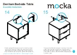 Предварительный просмотр 9 страницы Mocka Denham Bedside Table Assembly Instructions Manual