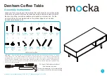 Предварительный просмотр 1 страницы Mocka Denham Coffee Table Assembly Instructions Manual