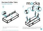 Предварительный просмотр 5 страницы Mocka Denham Coffee Table Assembly Instructions Manual