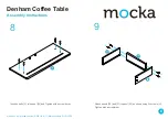 Предварительный просмотр 6 страницы Mocka Denham Coffee Table Assembly Instructions Manual