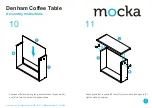 Предварительный просмотр 7 страницы Mocka Denham Coffee Table Assembly Instructions Manual