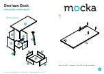 Preview for 2 page of Mocka Denham Desk Assembly Instructions Manual