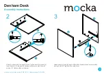 Preview for 3 page of Mocka Denham Desk Assembly Instructions Manual