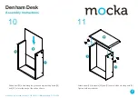 Preview for 7 page of Mocka Denham Desk Assembly Instructions Manual