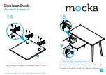 Preview for 9 page of Mocka Denham Desk Assembly Instructions Manual