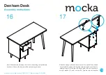 Preview for 10 page of Mocka Denham Desk Assembly Instructions Manual