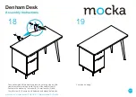 Preview for 11 page of Mocka Denham Desk Assembly Instructions Manual