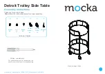 Предварительный просмотр 1 страницы Mocka Detroit Trolley Side Table Assembly Instructions