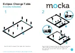 Предварительный просмотр 2 страницы Mocka Eclipse Change Table Assembly Instructions Manual