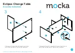 Предварительный просмотр 3 страницы Mocka Eclipse Change Table Assembly Instructions Manual