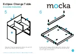 Предварительный просмотр 4 страницы Mocka Eclipse Change Table Assembly Instructions Manual