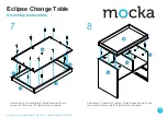 Предварительный просмотр 5 страницы Mocka Eclipse Change Table Assembly Instructions Manual