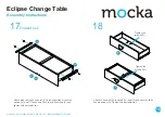 Предварительный просмотр 10 страницы Mocka Eclipse Change Table Assembly Instructions Manual