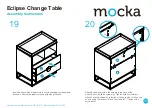 Предварительный просмотр 11 страницы Mocka Eclipse Change Table Assembly Instructions Manual