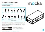 Mocka Eclipse Coffee Table Assembly Instructions Manual предпросмотр