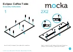 Предварительный просмотр 2 страницы Mocka Eclipse Coffee Table Assembly Instructions Manual