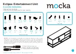 Mocka Eclipse Entertainment Unit Assembly Instructions Manual предпросмотр