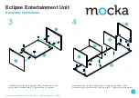 Предварительный просмотр 3 страницы Mocka Eclipse Entertainment Unit Assembly Instructions Manual