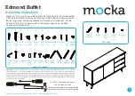 Mocka Edmond Buffet Assembly Instructions Manual предпросмотр