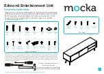 Preview for 1 page of Mocka Edmond Entertainment Unit Assembly Instructions Manual