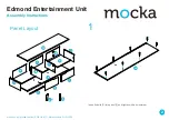 Preview for 2 page of Mocka Edmond Entertainment Unit Assembly Instructions Manual