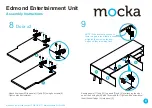 Preview for 6 page of Mocka Edmond Entertainment Unit Assembly Instructions Manual