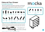 Предварительный просмотр 1 страницы Mocka Edmond Four Drawer Assembly Instructions Manual