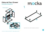 Предварительный просмотр 2 страницы Mocka Edmond Four Drawer Assembly Instructions Manual