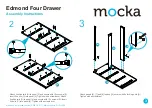 Предварительный просмотр 3 страницы Mocka Edmond Four Drawer Assembly Instructions Manual