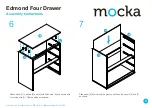 Предварительный просмотр 5 страницы Mocka Edmond Four Drawer Assembly Instructions Manual