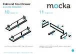 Предварительный просмотр 7 страницы Mocka Edmond Four Drawer Assembly Instructions Manual