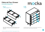 Предварительный просмотр 9 страницы Mocka Edmond Four Drawer Assembly Instructions Manual