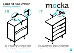 Предварительный просмотр 10 страницы Mocka Edmond Four Drawer Assembly Instructions Manual