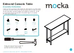 Предварительный просмотр 1 страницы Mocka Edmond Assembly Instructions