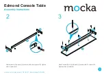 Предварительный просмотр 3 страницы Mocka Edmond Assembly Instructions