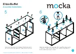 Preview for 4 page of Mocka Eliza Buffet Assembly Instructions Manual