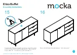 Preview for 9 page of Mocka Eliza Buffet Assembly Instructions Manual