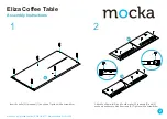 Preview for 2 page of Mocka Eliza Coffee Table Manual