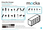 Mocka Eliza Six Drawer Assembly Instructions Manual предпросмотр