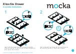 Preview for 2 page of Mocka Eliza Six Drawer Assembly Instructions Manual