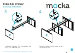 Preview for 3 page of Mocka Eliza Six Drawer Assembly Instructions Manual