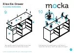 Preview for 6 page of Mocka Eliza Six Drawer Assembly Instructions Manual