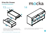 Preview for 8 page of Mocka Eliza Six Drawer Assembly Instructions Manual