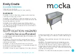 Mocka Emily Cradle Assembly Instructions preview