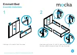 Предварительный просмотр 2 страницы Mocka Emmett Bed Assembly Instructions