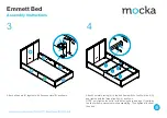 Предварительный просмотр 3 страницы Mocka Emmett Bed Assembly Instructions