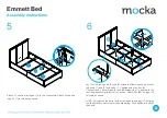 Предварительный просмотр 4 страницы Mocka Emmett Bed Assembly Instructions